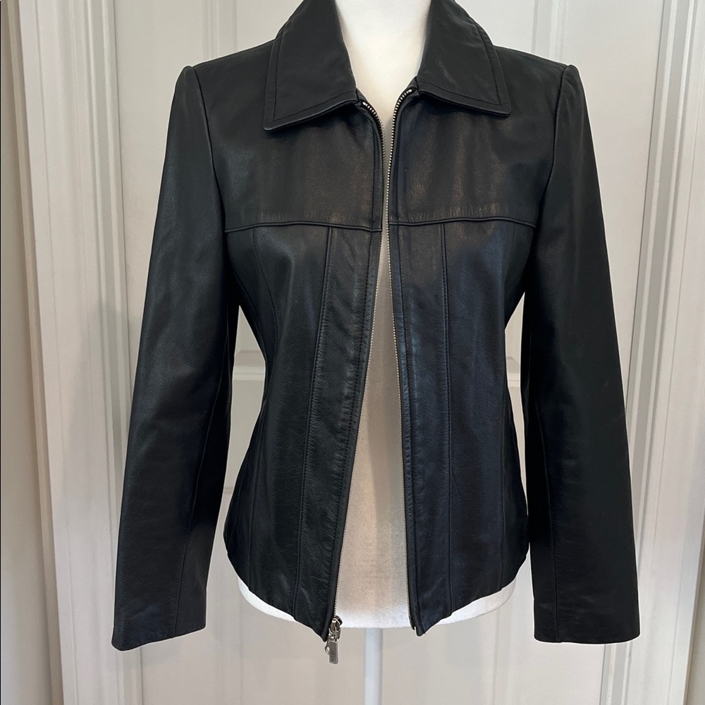 Genuine leather Guess jacket